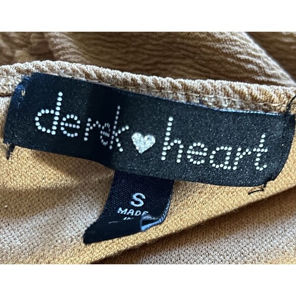 Derek Heart Womens Size Small Sleeveless Square Neck Jumpsuit Burnt Orange - Picture 6 of 7